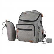 Mama bag backpack changing with USB Grey 590-186 - image 590-186-1_original-180x180 on https://www.bebestars.gr