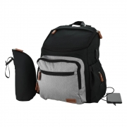 Mama bag backpack changing with USB Moon Grey 590-189 - image 590-189-2_original-180x180 on https://www.bebestars.gr