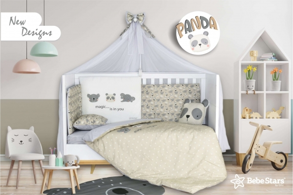 Baby Bedding Set of 9pcs Panda 3120 - image panda-room-min-600x400 on https://www.bebestars.gr