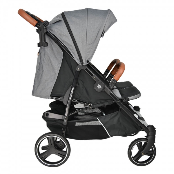 Twin Baby Stroller Double Trouble Grey 7901-186 - image 7901-186-5-600x600 on https://www.bebestars.gr