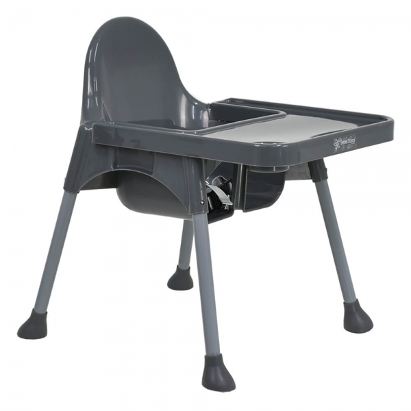 High chair Joy 2 in 1 Grey 892-200 - image 892-200-2-600x600 on https://www.bebestars.gr