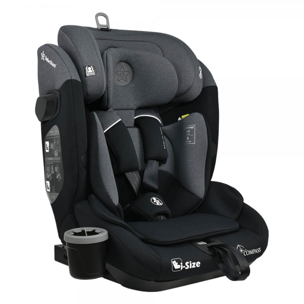 Car Seat Compass Isofix i-Size Steel Grey 935-186 - image 935-186-1-600x600 on https://www.bebestars.gr