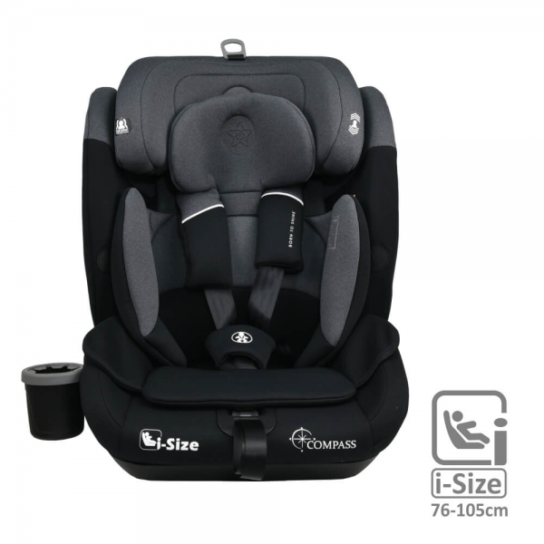 Car Seat Compass Isofix i-Size Steel Grey 935-186 - image 935-186-2-600x600 on https://www.bebestars.gr