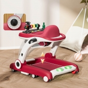 Baby Walker Train 3in1 Red 4239 - image 4239-6-180x180 on https://www.bebestars.gr